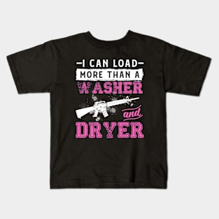 I Can Load More Than a Washer and Dryer Kids T-Shirt